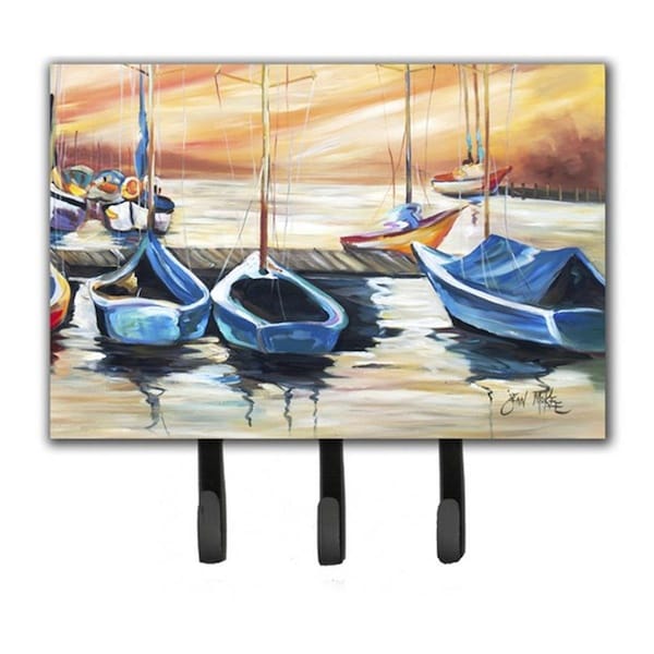 Jensendistributionservices Beach View With Sailboats Leash & Key Holder MI1725061 - main